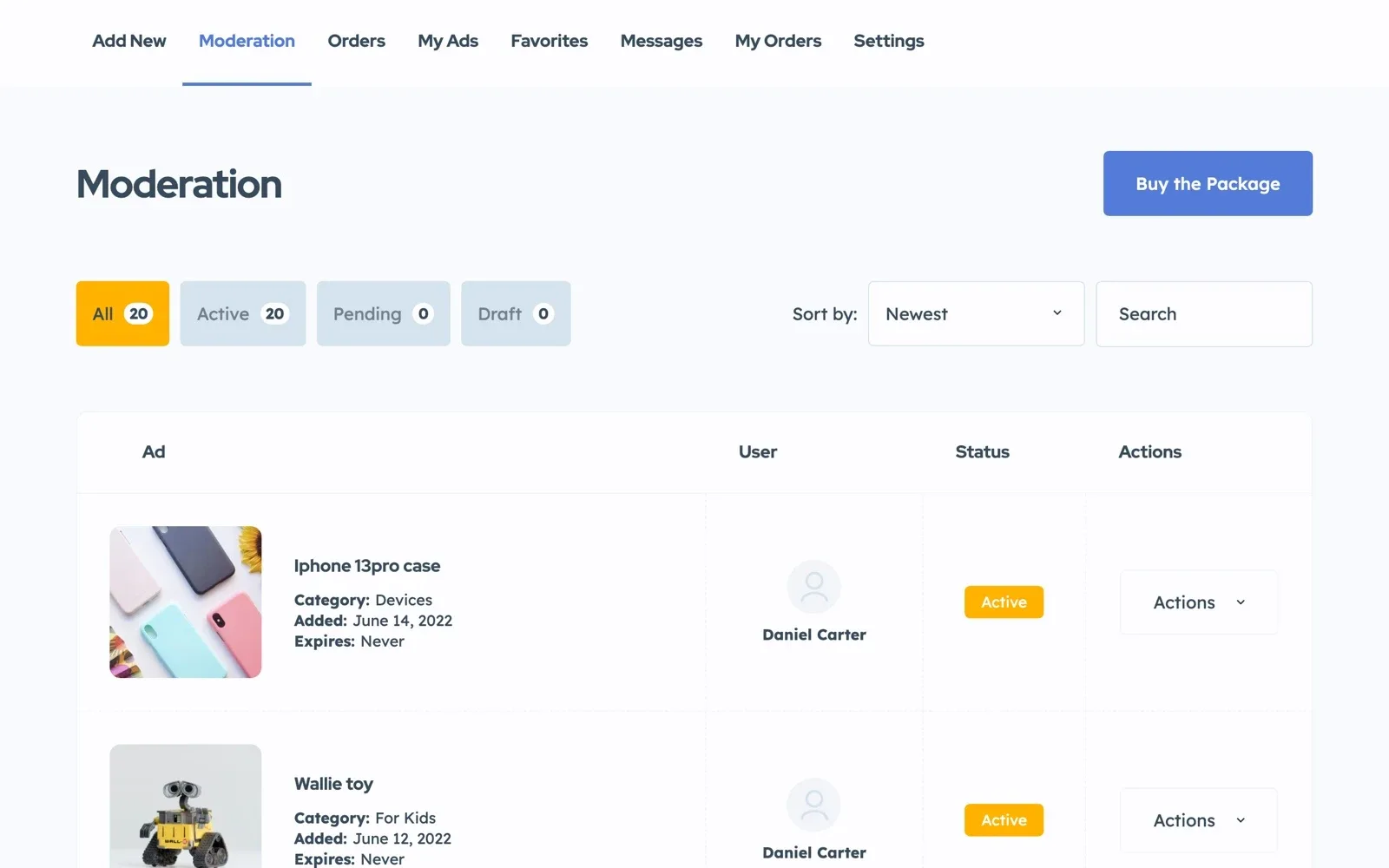 Keep spam and fake ads off your site