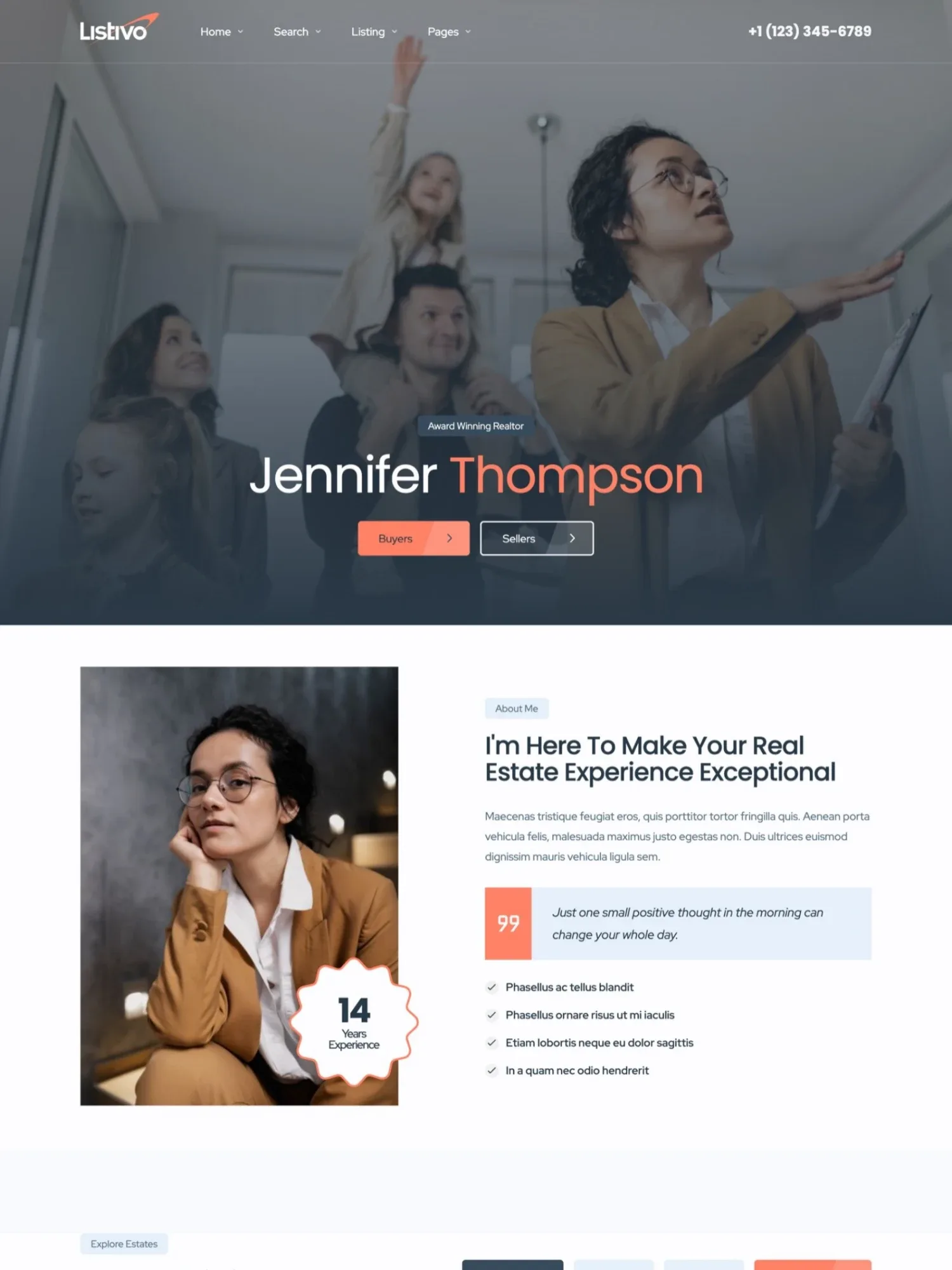 Listivo Realtor demo site